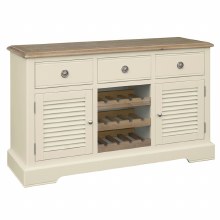 Picture of Meghan Oak Large Sideboard with Wine Rack